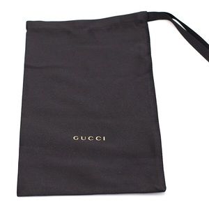 Gucci Satin Pouch Black